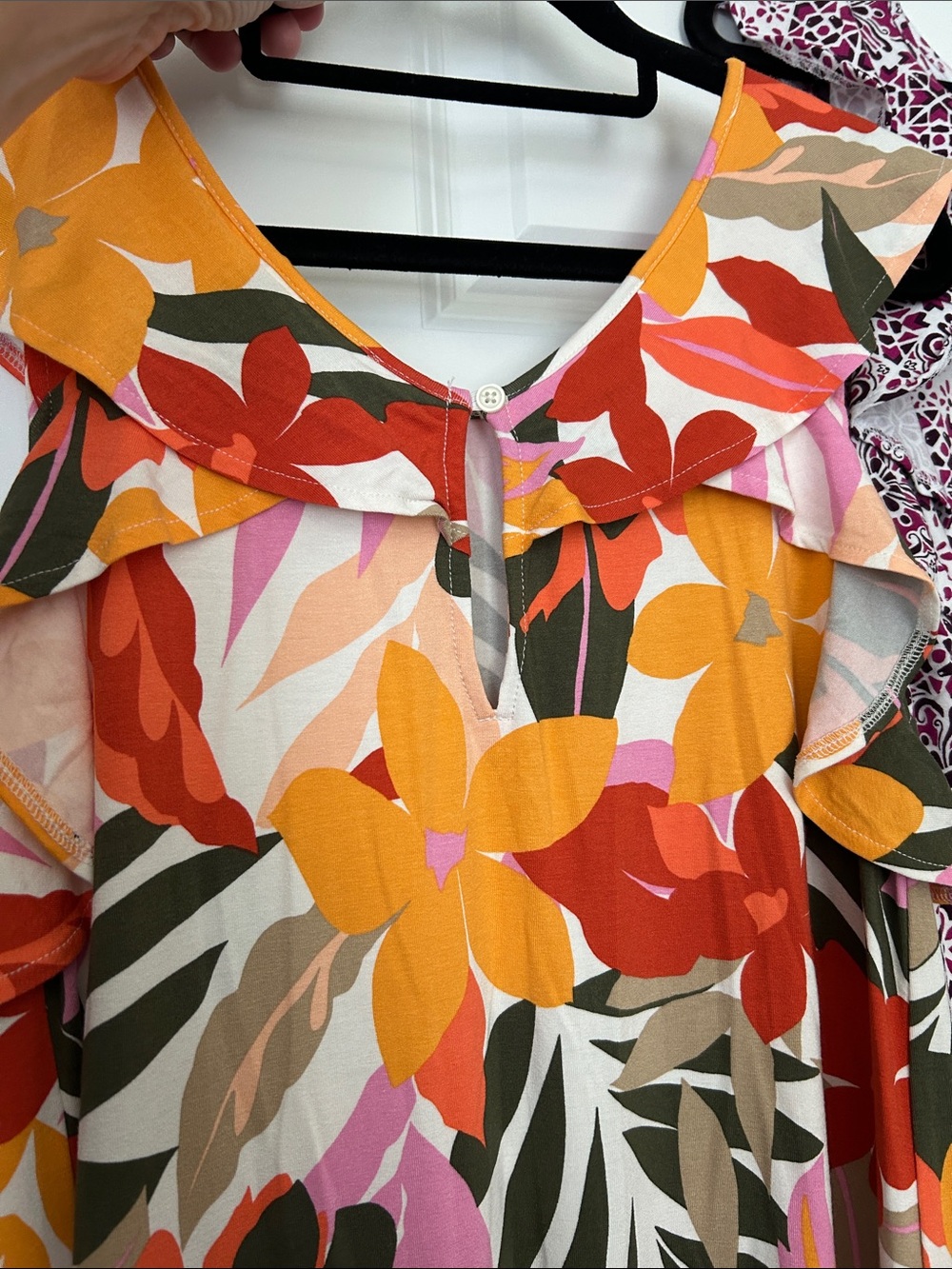 4 summer Loft/Ann Taylor dresses sz L - Picture 8 of 8